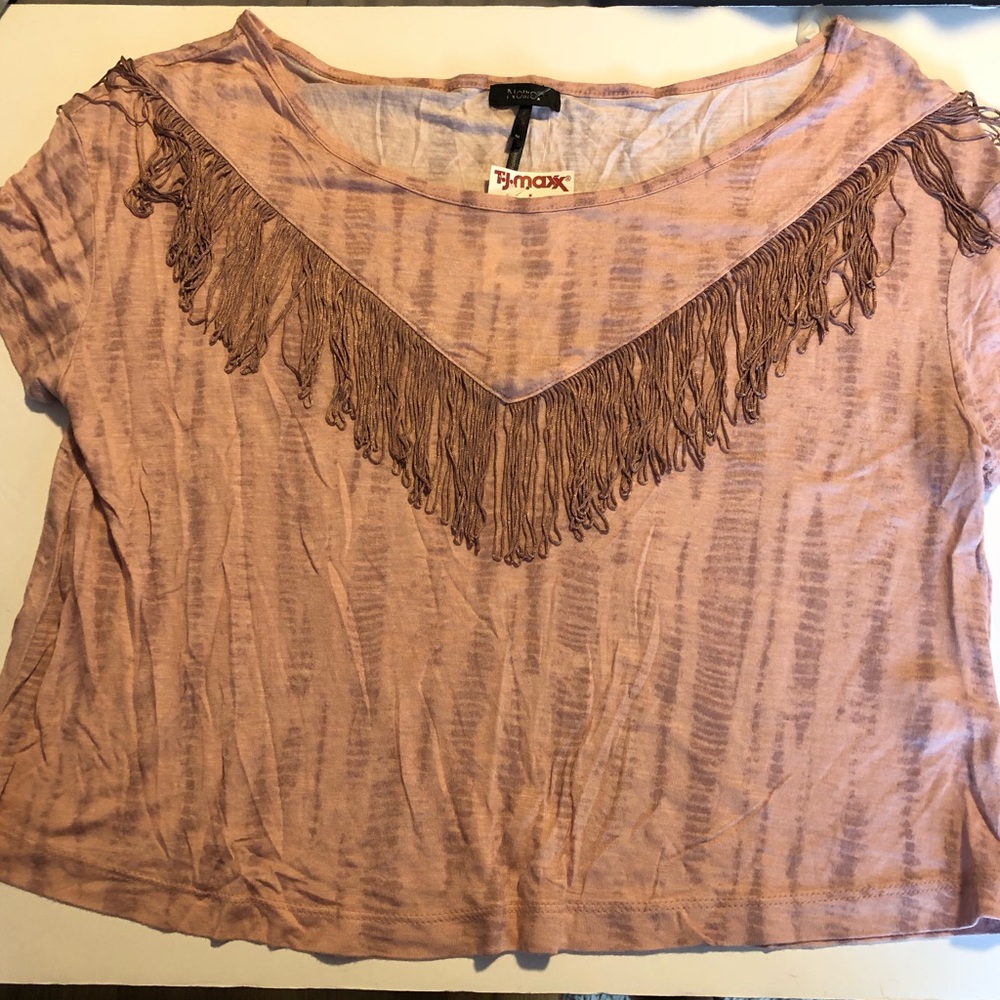 Nollie Fringe Tie Dye Top